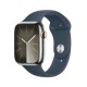 Apple Watch Series 9 45 mm Digital 396 x 484 Pixeles Pantalla táctil 4G Plata Wifi GPS (satélite)